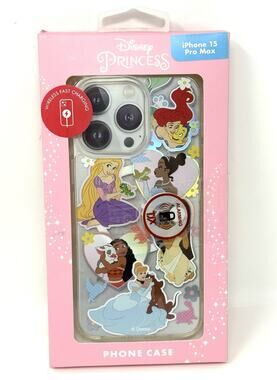 Disney Princesses iPhone 15 Pro Max Case Holographic Skinny Dip Rapunzel Ariel